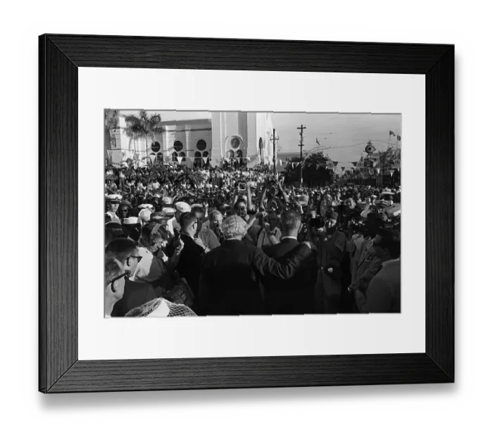 Framed Print : Vice President Johnson at Jamaican Independence Celebration Framed Print : Vice President Johnson at Jamaican Independence Celebration
