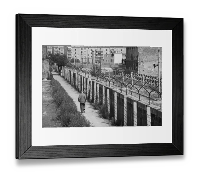 Framed Print : Berlin Wall After One Year Framed Print : Berlin Wall After One Year