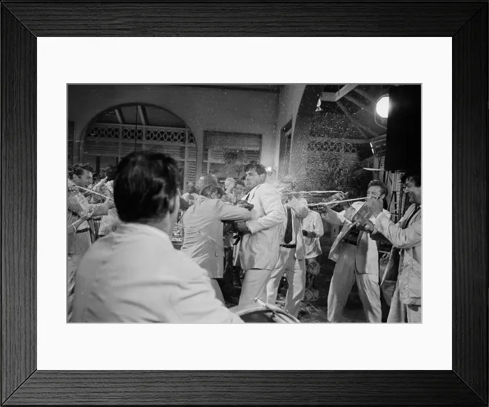 Framed Print : Rock Hudson During Stunt Scene Framed Print : Rock Hudson During Stunt Scene