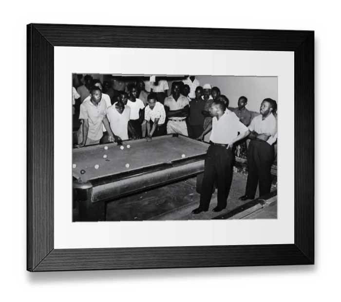 Framed Print : Dr. King At Poolroom In Albany, Ga