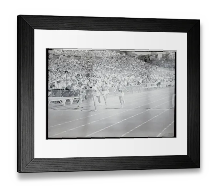 Framed Print : Runner Wilma Rudolph Winning 100 Meter Dash Framed Print : Runner Wilma Rudolph Winning 100 Meter Dash