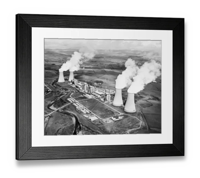 Framed Print : Overview of Britain's First Nuclear Power Station Framed Print : Overview of Britain's First Nuclear Power Station
