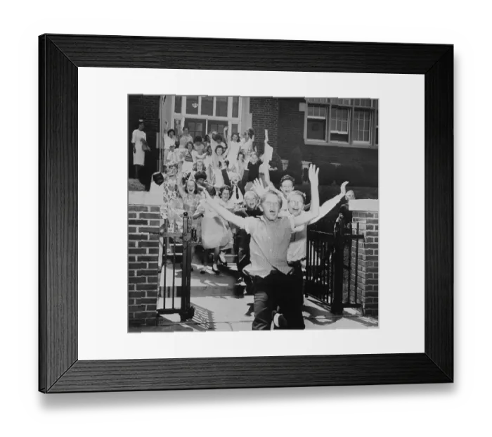 Framed Print : Children Recessing For Summer Framed Print : Children Recessing For Summer