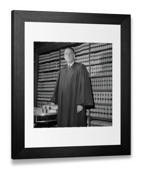 Framed Print : Portrait of Associate Justice Potter Stewart