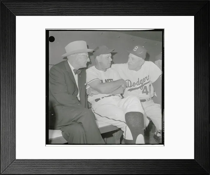 Framed Print : Portraits of Bill McKechnie, Bill Terry, and Casey Stengel Framed Print : Portraits of Bill McKechnie, Bill Terry, and Casey Stengel