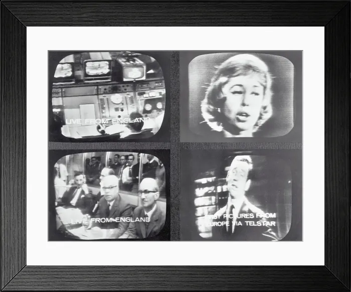 Framed Print : First Live Television Broadcast from Europe Framed Print : First Live Television Broadcast from Europe