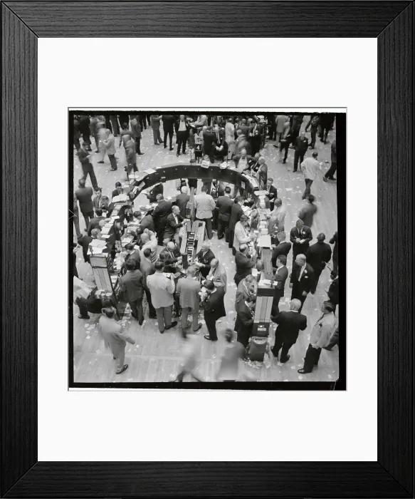 Framed Print : View of the New York Stock Exchange Framed Print : View of the New York Stock Exchange