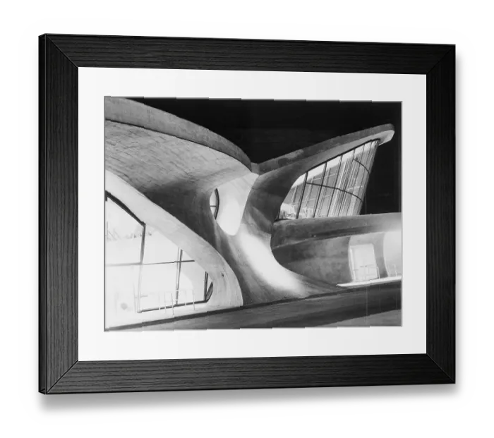 Framed Print : Nighttime View Of Jfk Airport Terminal Framed Print : Nighttime View Of Jfk Airport Terminal