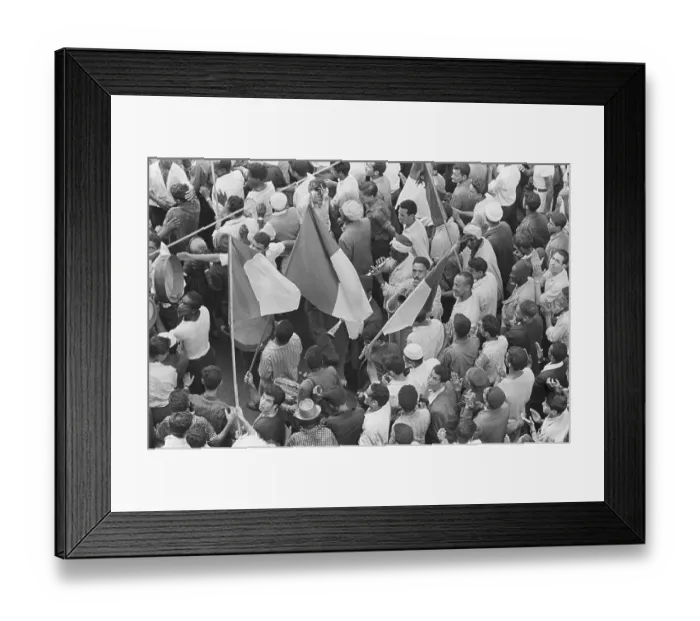 Framed Print : Algerian Independence Day Parade Framed Print : Algerian Independence Day Parade