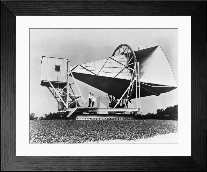 Framed Print : Large Telephone Satellite Connection Within Community Area Framed Print : Large Telephone Satellite Connection Within Community Area