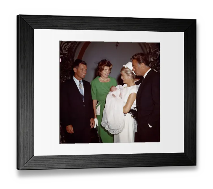 Framed Print : Christening of Robin Elizabeth Lawford Framed Print : Christening of Robin Elizabeth Lawford