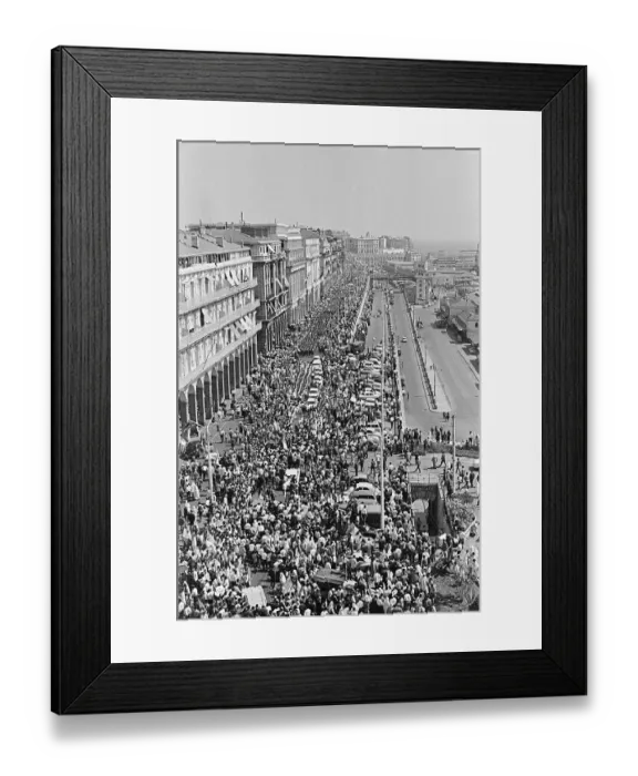 Framed Print : Independence Parade In Algiers Framed Print : Independence Parade In Algiers