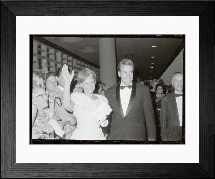 Framed Print : Maria Schell and Maximilian Schell Framed Print : Maria Schell and Maximilian Schell