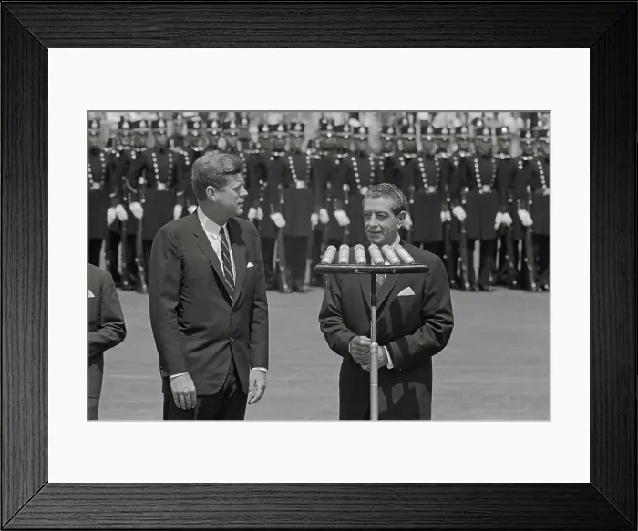 Framed Print : Adolfo Lopez Mateos Welcomes President Kennedy Framed Print : Adolfo Lopez Mateos Welcomes President Kennedy