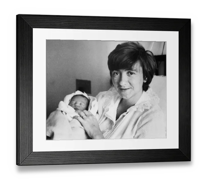 Framed Print : Novelist Francoise Segan and Her Son Framed Print : Novelist Francoise Segan and Her Son