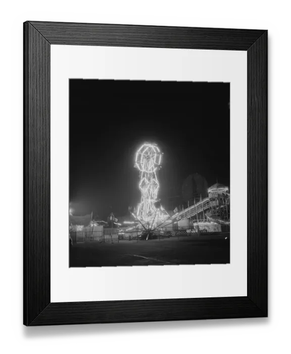Framed Print : Amusement Park Rides Framed Print : Amusement Park Rides