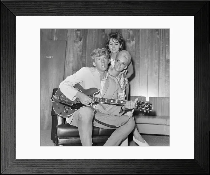 Framed Print : Mickey Rooney Jr. Plays Guitar Framed Print : Mickey Rooney Jr. Plays Guitar