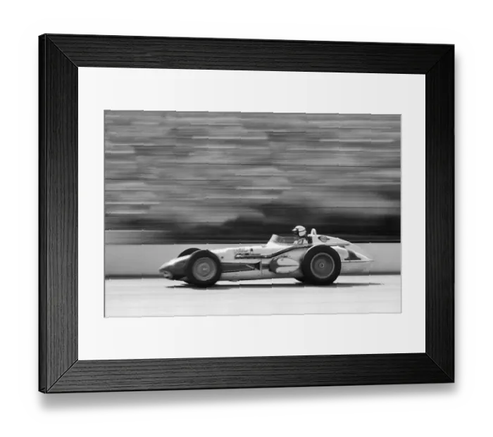 Framed Print : Racecar in Rex Mays Classic Framed Print : Racecar in Rex Mays Classic