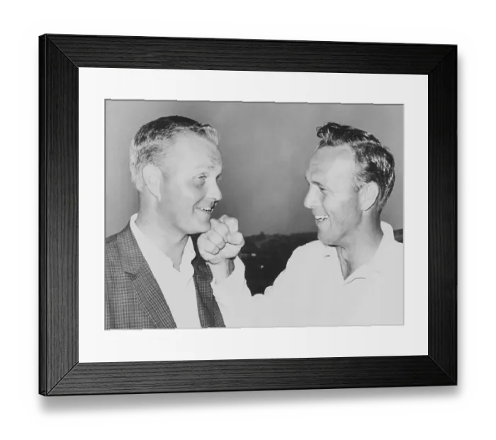 Framed Print : Arnold Palmer Jokingly Punching Jack Nicklaus Framed Print : Arnold Palmer Jokingly Punching Jack Nicklaus