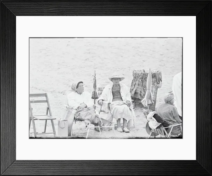 Framed Print : Women Enjoying the Beach Framed Print : Women Enjoying the Beach