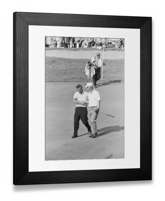Framed Print : Arnold Palmer and Jack Nicklaus Shaking Hands Framed Print : Arnold Palmer and Jack Nicklaus Shaking Hands