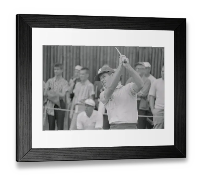 Framed Print : Gene Littler Golfing Framed Print : Gene Littler Golfing