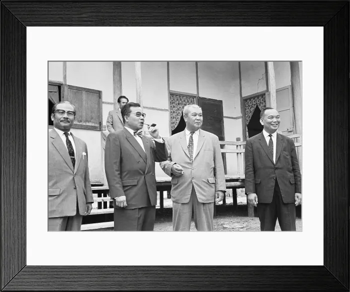 Framed Print : Meeting of Laotian Leaders Framed Print : Meeting of Laotian Leaders