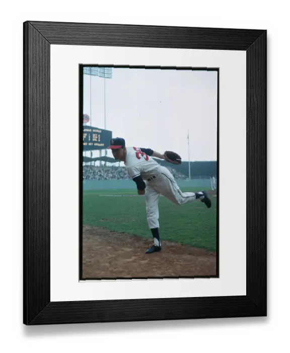 Framed Print : Bo Belinsky in Pitching Position Framed Print : Bo Belinsky in Pitching Position