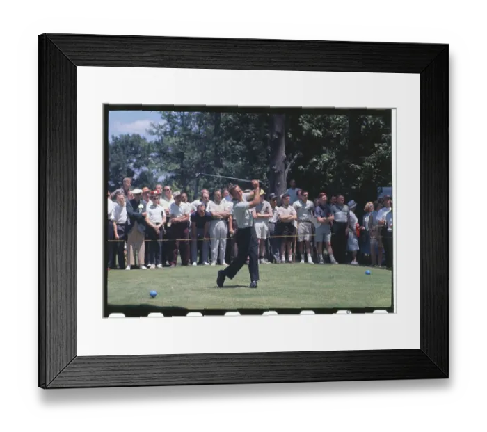Framed Print : Arnold Palmer Swinging on the Green Framed Print : Arnold Palmer Swinging on the Green