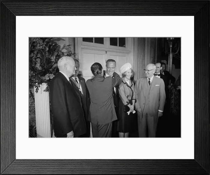 Framed Print : Scott Carpenter Receiving Gold Medal Framed Print : Scott Carpenter Receiving Gold Medal
