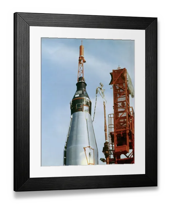 Framed Print : Rocket on Launch Pad Framed Print : Rocket on Launch Pad