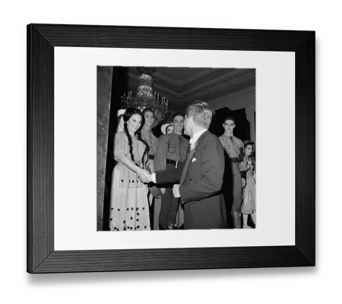 Framed Print : John F. Kennedy Greeting Mary Gelder Framed Print : John F. Kennedy Greeting Mary Gelder