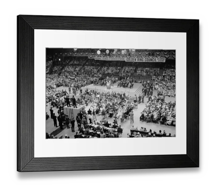 Framed Print : Rally in Madison Square Garden Framed Print : Rally in Madison Square Garden