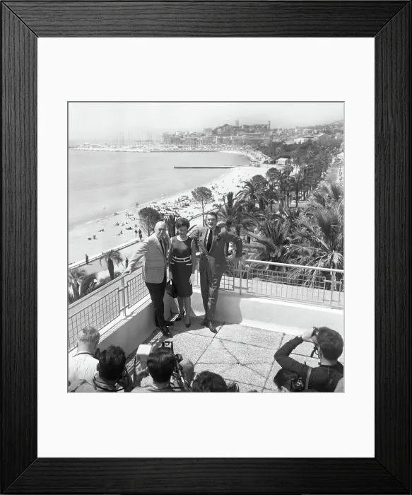 Framed Print : Gene Tierney Attends the Cannes Film Festival Framed Print : Gene Tierney Attends the Cannes Film Festival