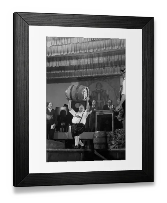Framed Print : Champion Beer Barrel Lifter Framed Print : Champion Beer Barrel Lifter