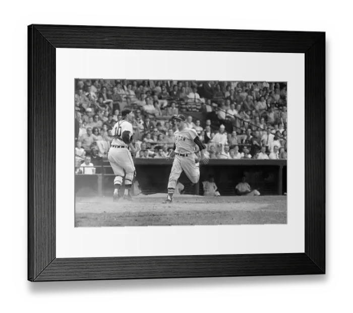 Framed Print : Carl Yastrzemski Crosses Home Plate Framed Print : Carl Yastrzemski Crosses Home Plate