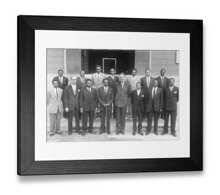 Framed Print : Ugandan Cabinet Members Framed Print : Ugandan Cabinet Members