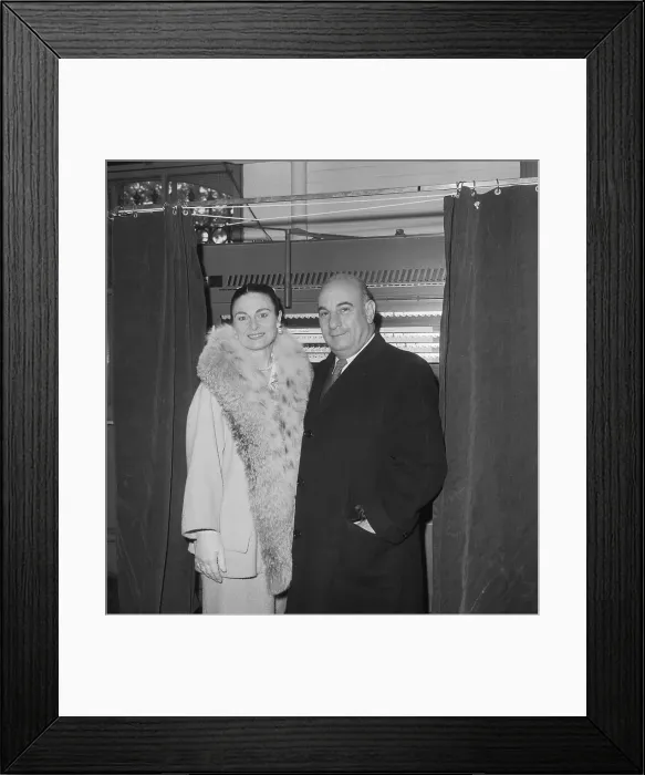 Framed Print : Portrait of Hugh and Rose Addonizio Framed Print : Portrait of Hugh and Rose Addonizio