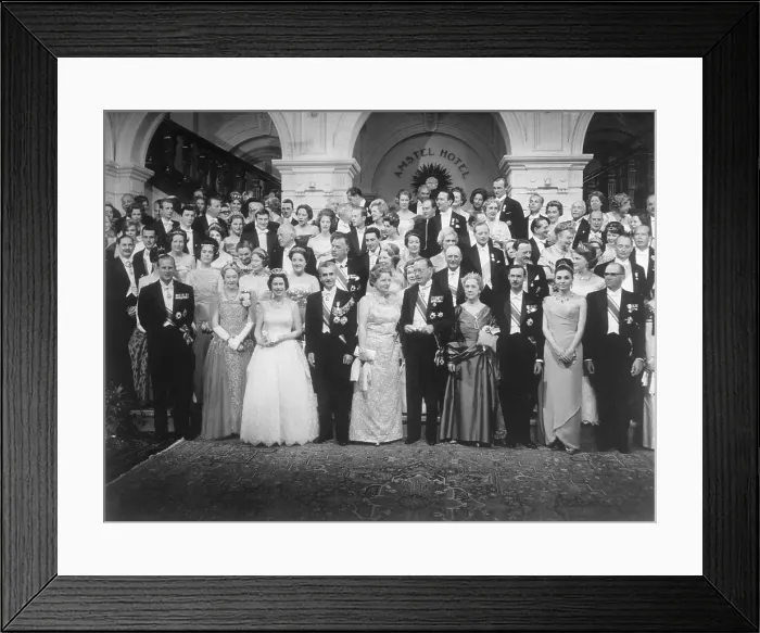 Framed Print : Portrait of Royal Gathering Framed Print : Portrait of Royal Gathering