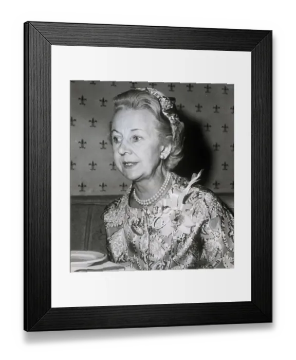 Framed Print : Columnist Inez Robb Framed Print : Columnist Inez Robb