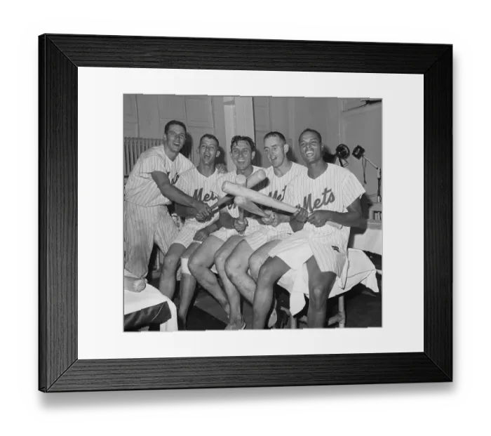 Framed Print : New York Mets Baseball Players in Dressing Room Framed Print : New York Mets Baseball Players in Dressing Room