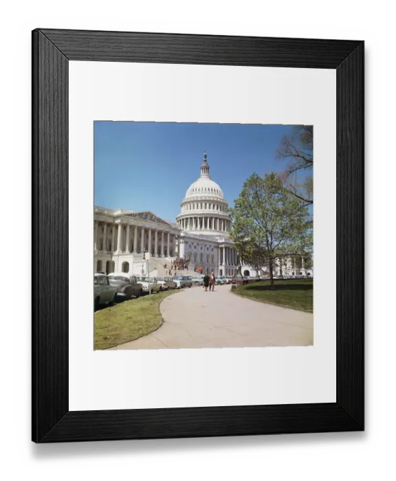 Framed Print : United States Capital and Lincoln Memorial Framed Print : United States Capital and Lincoln Memorial