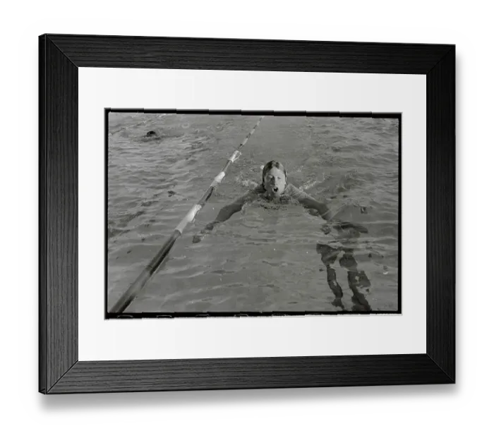 Framed Print : Donna De Varona Swimming Framed Print : Donna De Varona Swimming