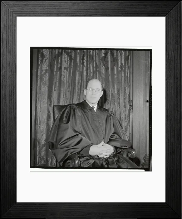 Framed Print : Portrait of Byron R White Framed Print : Portrait of Byron R White