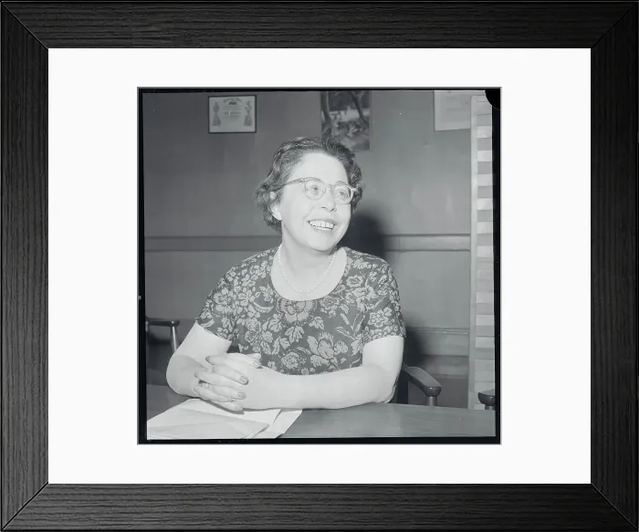 Framed Print : Mrs. Hortense W. Gabel Framed Print : Mrs. Hortense W. Gabel