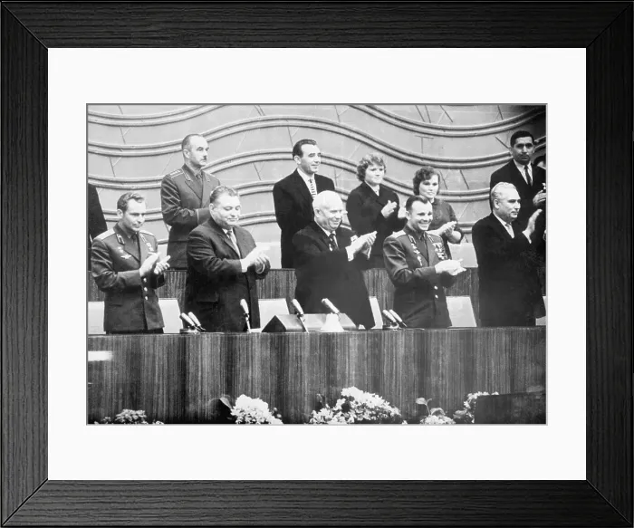 Framed Print : Soviet Space Flight Anniversary Ceremony Framed Print : Soviet Space Flight Anniversary Ceremony