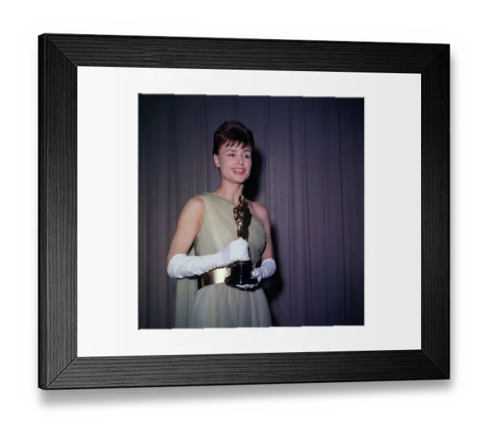 Framed Print : Harriet Anderson Holding Award