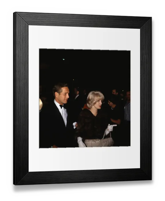 Framed Print : Portrait of Joanne Woodward and Paul Newman Framed Print : Portrait of Joanne Woodward and Paul Newman