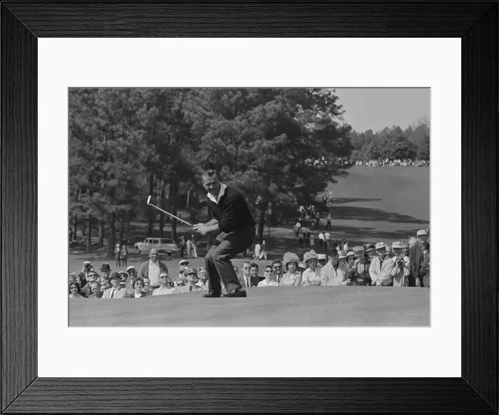 Framed Print : Arnold Palmer Waving Putter Framed Print : Arnold Palmer Waving Putter