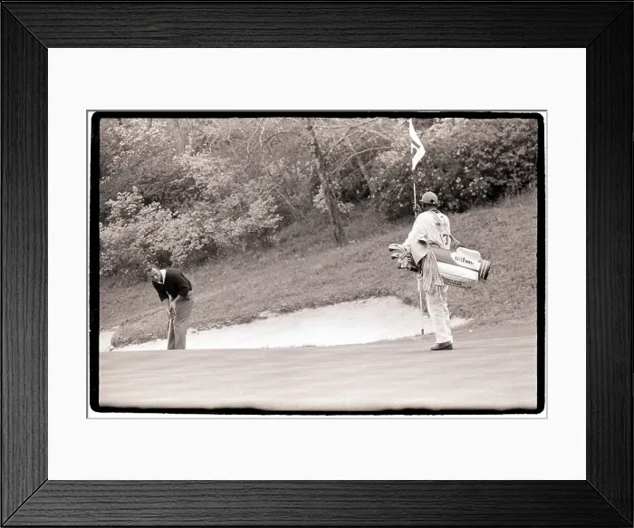 Framed Print : Arnold Palmer Putting at Masters Framed Print : Arnold Palmer Putting at Masters